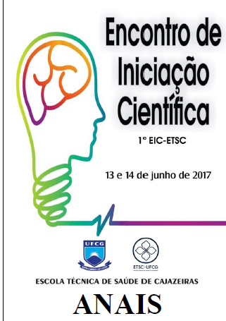 					Visualizar v. 2 (2017): Edição Especial I: Anais do 1º Encontro de Iniciação Científica da Escola Técnica de Saúde de Cajazeiras
				